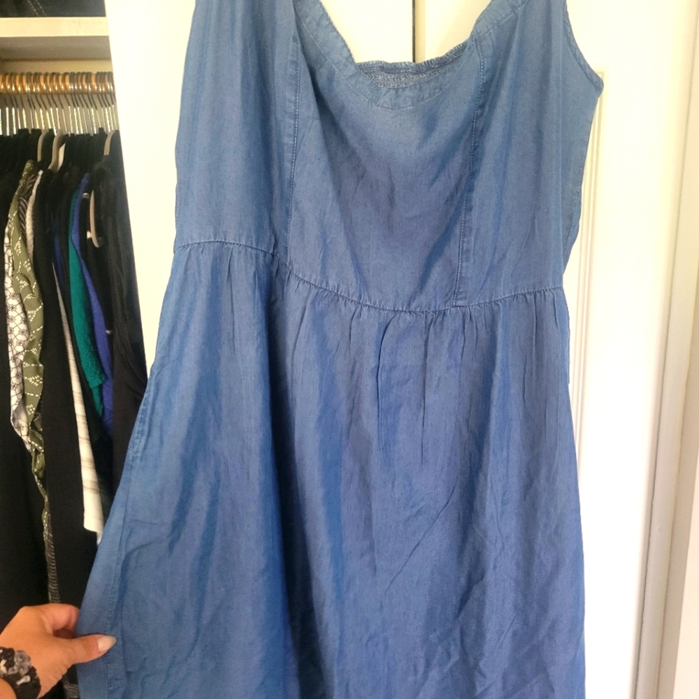 Tencel denim look dress size 14